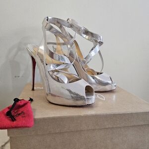Christian Louboutin Altilege 120 Calf Laminato Dino